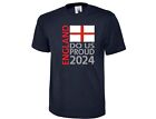Do Us Proud England Football Supporters 2024 Unisex Euros T-Shirt 11 Colours