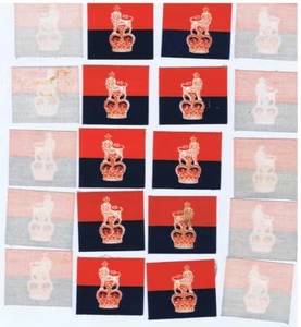 WW2 War Office Controlled Units PRINTED Formation Patch Badge BUNDLE o 10 PAIRS - Picture 1 of 5