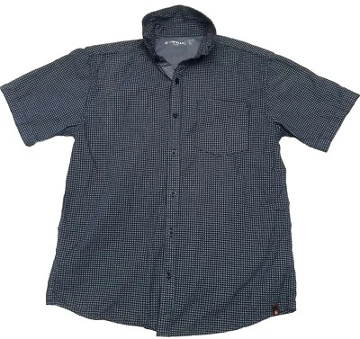 Airwalk Boys azul marino con puntos manga corta abotonada. Talla 12/14 Foto 1 de 4