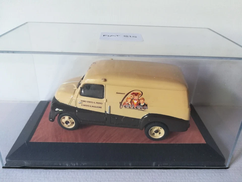 Fiat 615 modellino furgone pubblicitario Gianduiot FERRERO sc. 1:43 - NO EDICOLA - Immagine 1 di 4