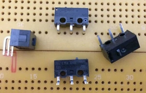 50mA 30 Vdc SPDT Sub Miniatur Winkel Mikroschalter Gold Kontakte ZF DG2 Multi Menge - Bild 1 von 1