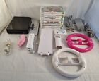 Big Nintendo Wii Console Bundle Remotes Games & Accessories Ready To Play