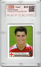 2005 Panini Champions of Europe 1955 2005 Cristiano Ronaldo SCC GRADATA 8.5 figure