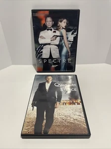 007 James Bond - DVD Movie Lot - Spectre & Quantum Of Solace - VGC & Tested - Picture 1 of 8
