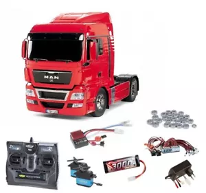 Tamiya MAN TGX 18.540 4x2 XLX - Red Komplettset + LED, Kugellager - 56332SET2 - Bild 1 von 1
