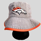 New Era NFL Denver Broncos Bucket Hat Cap w/ Chin String Jaw String Fishing