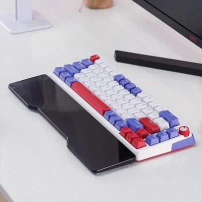 Acrylic Wrist Rest Pad Wrist Support Ergonomic Shape for Office and Home Use Foto 1 de 4