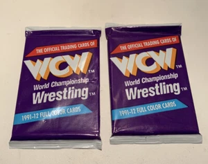 2 paquetes de tarjetas de lucha libre Impel WCW 1991 ¡RARAS SELLADAS! - Imagen 1 de 2