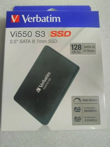 Verbatim Vi550 S3 128GB 2.5" SATA III 7mm Internal SSD (49350) NEW - Photo 1/6