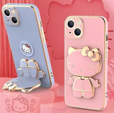 "FREE Shipping" NEW for iPhone15- 11Pro Max  XR Cute Hello Kitty Shockproof Case - Image 1 of 4
