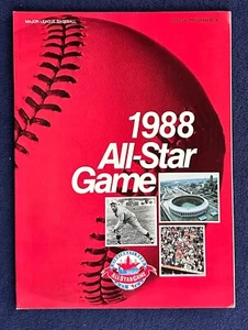 Vintage 1988 All-Star Game Souvenir Program/Riverfront Stadium, Cincinnati, Ohio - Bild 1 von 8