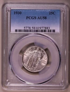 1930 Standing Liberty Quarter PCGS AU58 ***RARE ORIGINAL COIN*** - Picture 1 of 4