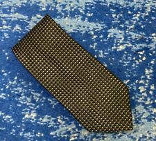 Cerruti 1881 Blue Gold Black Geometric Necktie 