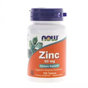 NOW FOODS Zink 50 mg 100 Tabletten - Bild 1 von 5