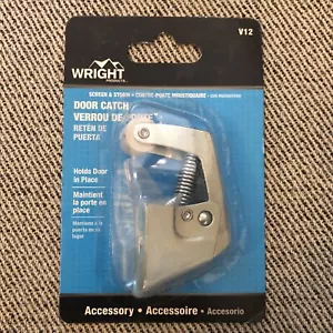 Wright Door Catch, Screen & Storm Door, V12, Zinc Plated - Picture 1 of 4