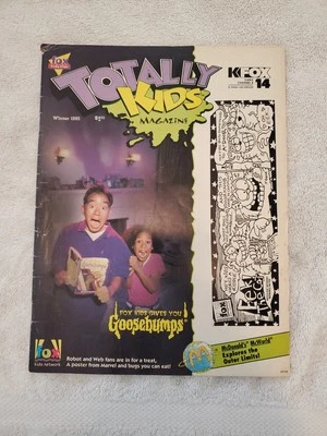 Fox Kids Club Totally Kids Magazine Winter 1995 Goosebumps The Tick Batman X-Men - Image 1 of 4