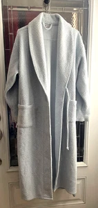 SÜSS! Plüsch Necessities LT blau M Damen Morgenmantel Spa Taschen Gürtel (140 $) - Bild 1 von 4