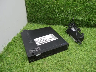 Lenovo ThinkCentre M93P TinyPC i5 4570T 8GB 120GB SSD WINDOWS 10 + PSU USFF #3i - Image 1 of 4