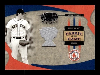 2005 Leaf Certified Materials Roger Clemens Fabric of the Game Reward /50 - Image 1 of 2