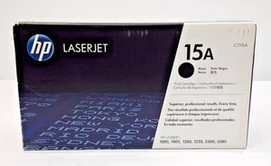 (NEW Genuine Sealed) HP 15A Black Original LaserJet Toner Cartridge, C7115A - Picture 1 of 5