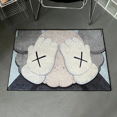 Rug Kaws Area Carpet KAWS Art Hypebeast Decor Custom Rug, Room Street - Image 1 of 3