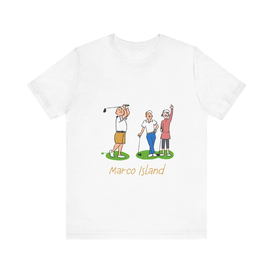 Camiseta Marco Island Golfers | Jugadores de dibujos animados de golf, camiseta Island Foto 1 de 1