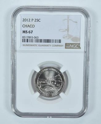 2012-P Washington Quarter Chaco America The Beautiful MS67 NGC *0060 - Image 1 of 4
