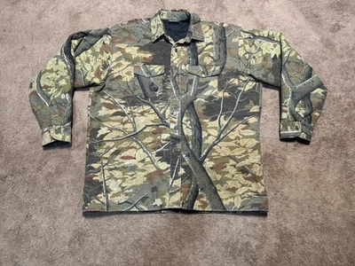 VTG Cabela's Skyline Camo Button Up Hunting Outdoor Jacket Size XL Coat #RS4140 - Image 1 of 4