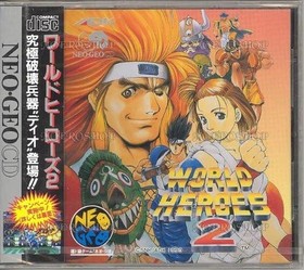 NEO GEO CD WORLD HEROES 2 Neogeo SNK JAPAN book form JP