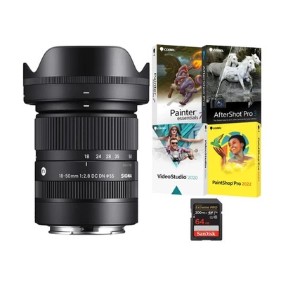 Комплект современных объективов Sigma 18-50 мм f/2.8 DC DN (Sony E-Mount) - Изображение 1 из 4