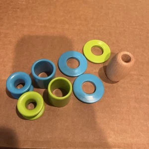 Kit de cuentas para roscar madera LOVEVERY Montessori - Imagen 1 de 4