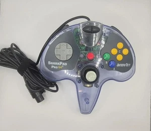 InterAct Sharkpad Pro 64 Clear See Through/Grey Nintendo Controller SV-362A - Bild 1 von 3