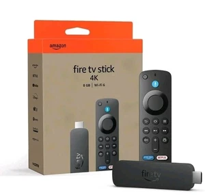 Fire TV Stick 4K di Amazon Alexa Streaming Wi-Fi 6 Dolby Vision/Atmos e HDR10+ - Imagen 1 de 6