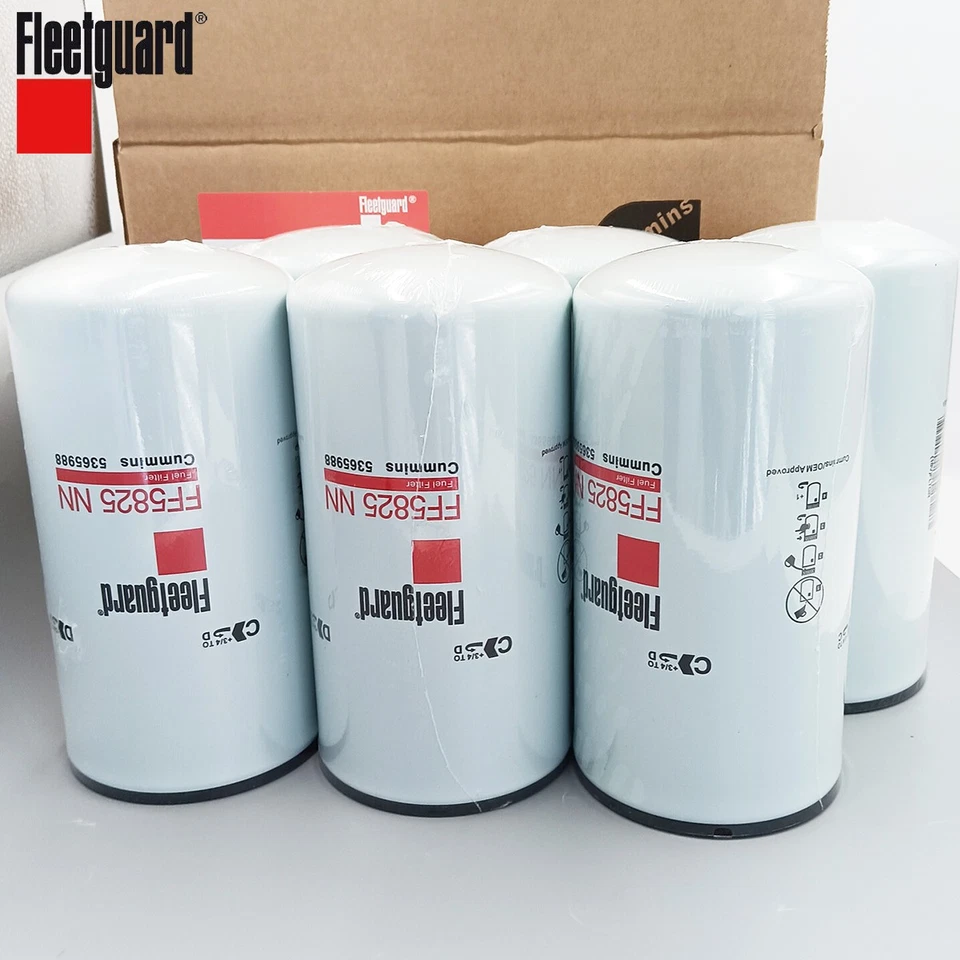 Filtro de combustible 6 X FF5825NN NanoNet X15 para Cummins Fleetguard 5599456 Foto 1 de 4
