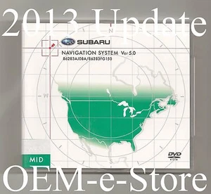2008 2009 2010 2011 Subaru Impreza WRX STI Navigation DVD MID-West U.S Map v5.0 - Picture 1 of 4