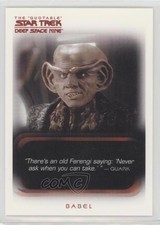 2007 Rittenhouse The Quotable Star Trek: Deep Space Nine Babel Q-Less #7 1i3