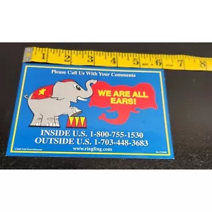 Tarjeta de comentarios de circo Ringling Brothers and Barnum & Bailey 2005 - Imagen 1 de 3