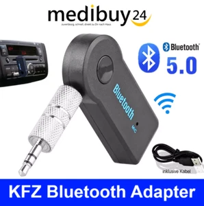 Bluetooth 5.0 Adapter Empfänger Receiver USB Transmitter KFZ TV PC Audio AUX NEU - Bild 1 von 6
