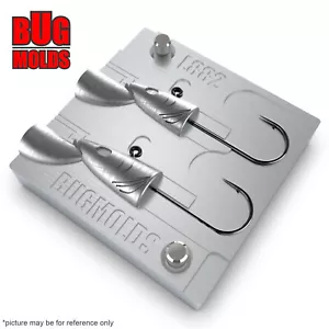 Stampo affondatore da pesca in alluminio stampo da pesca esca per fare stampi di piombo Jig Happy Eel - Foto 1 di 6