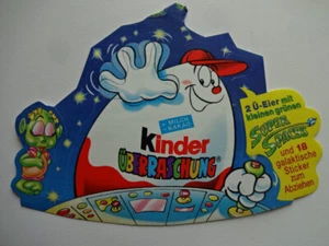 Ferrero Werbung 2001 " Aufkleber Super Spacys mit Eiermann - Bild 1 von 1