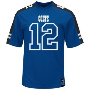 Andrew Luck Indianapolis Colts Hashmark Blue Jersey T-shirt