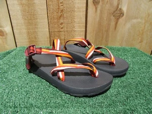 Men's Size 13 Chaco Tegu J106705 Sport Hiking Orange Strap Sandals Shoes - Picture 1 of 8