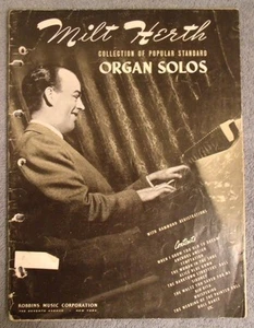 Milt Herth Collection of Popular Standard Organ Solos Songbook 1942 - Picture 1 of 2