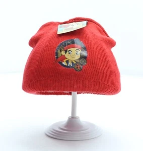 Disney Boys Red Acrylic Beanie One Size - Jake the Pirate - Picture 1 of 10