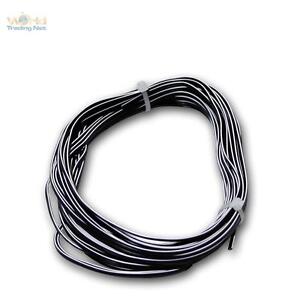 0,15 €/m 10 m galon negro 0,14 mm² kupferlitze cable cable