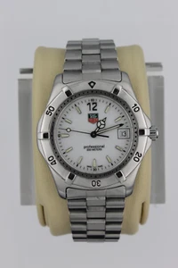 Reloj Tag Heuer WK1111.BA0317 Hombre Serie 2000 Blanco Plata Profesional 8" - Imagen 1 de 11