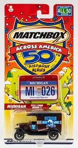 2002 Matchbox Across America 1921 Ford Model T BROWN | MICHIGAN | FSC - Picture 1 of 1