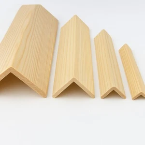 2.4m Angle pine corner trim moulding beading wooden timber edging VARIOUS SIZES - Picture 1 of 8