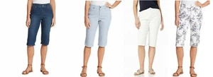 Gloria Vanderbilt Women's Comfort Stretch Skimmer Capri - Picture 1 of 27