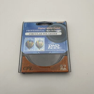 Zeikos 67mm Lens Filter Digital Multi-Coated Circular Polarizer C-PL. In Case - Image 1 of 4